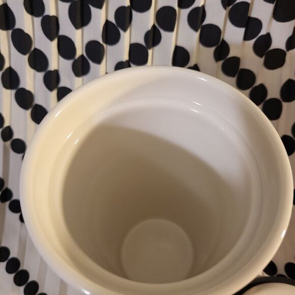 Starbucks 2014 Double Wall Porcelain Art Deco Gold Travel Mug - 12 Oz. - Picture 2 of 5